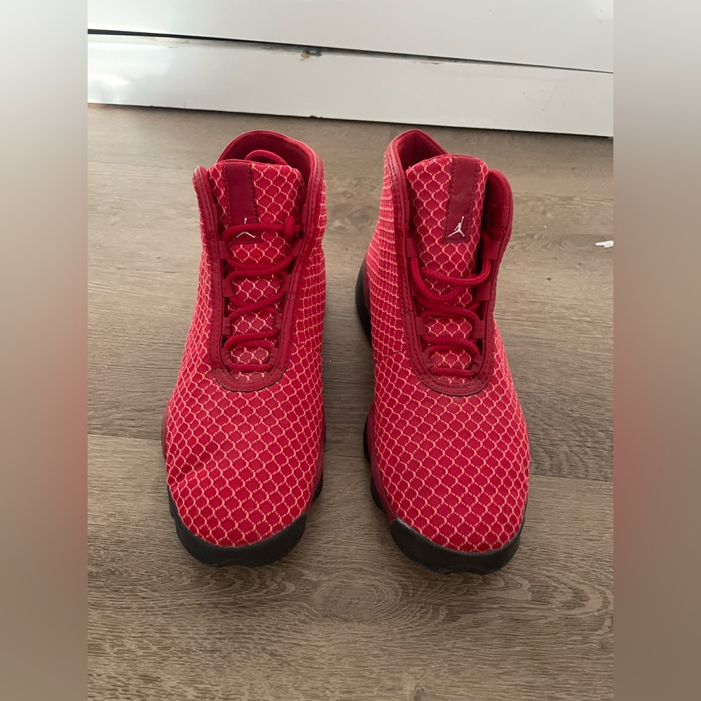 Red Patterned Sneakers